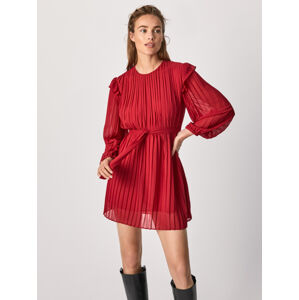 Pepe Jeans dámské červené šaty Coline - M (274)